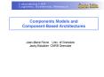 Components Models and ComponentBased Architectures PowerPoint PPT Presentation
