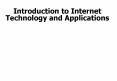 Introduction to Internet Technology and Applications PowerPoint PPT Presentation