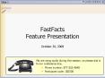 FastFacts Feature Presentation PowerPoint PPT Presentation