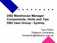 DB2 Warehouse Manager PowerPoint PPT Presentation