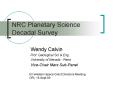 NRC Planetary Science Decadal Survey PowerPoint PPT Presentation