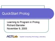 QuickStart Prolog