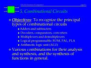 5. Combinational Circuits