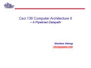 Csci 136 Computer Architecture II 