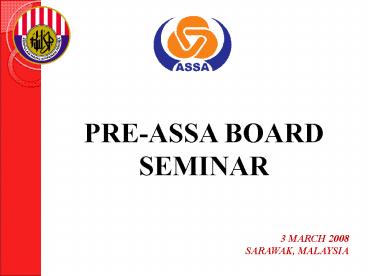 PREASSA BOARD