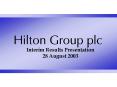Interim Results Presentation 28 August 2003 PowerPoint PPT Presentation