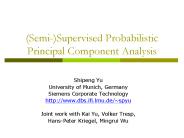 (Semi-)Supervised Probabilistic Principal Component Analysis