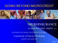 GOING BEYOND MICROCREDIT PowerPoint PPT Presentation