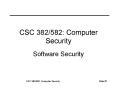 Software Security PowerPoint PPT Presentation