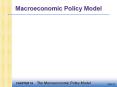 Macroeconomic Policy Model PowerPoint PPT Presentation