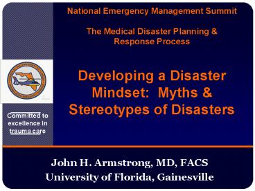 John H. Armstrong, MD, FACS