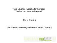 The Derbyshire Public Sector Compact  