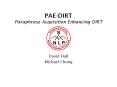 PAE-DIRT Paraphrase Acquisition Enhancing DIRT PowerPoint PPT Presentation