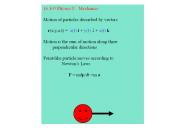 16.105 Physics I : Mechanics