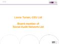 Lorna Turner, CEU Ltd PowerPoint PPT Presentation