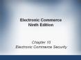 Electronic Commerce Ninth Edition PowerPoint PPT Presentation