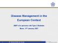 Disease Management in the European Context PowerPoint PPT Presentation