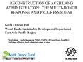 RECONSTRUCTION OF ACEH LAND ADMINISTRATION: THE MULTI-DONOR RESPONSE AND PROGRESS SO FAR PowerPoint PPT Presentation