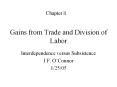 Gains from Trade and Division of Labor PowerPoint PPT Presentation