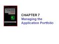 CHAPTER 7 Managing the Application Portfolio PowerPoint PPT Presentation