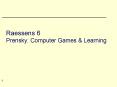 Raessens 6 Prensky: Computer Games PowerPoint PPT Presentation