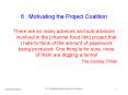 6 : Motivating the Project Coalition PowerPoint PPT Presentation