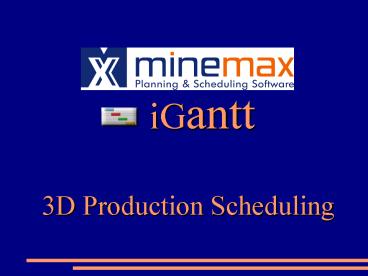 MineMAX Resource Optimization Technologies provides integrated planning and scheduling solutions for