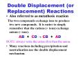 Double Displacement (or Replacement) Reactions PowerPoint PPT Presentation