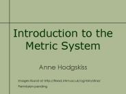 Introduction to the Metric System