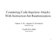 Countering Code-Injection Attacks With Instruction-Set Randomization