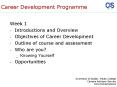 Career Development Programme PowerPoint PPT Presentation