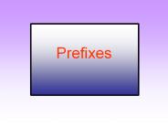 Prefixes