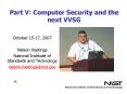 Part V: Computer Security and the next VVSG PowerPoint PPT Presentation