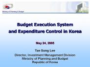 Budget Execution System
