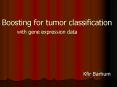 Boosting for tumor classification PowerPoint PPT Presentation