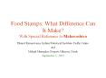 Food Stamps: What Difference Can It Make? With Special Reference to Maharashtra PowerPoint PPT Presentation