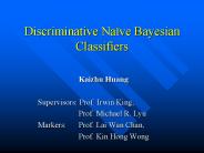 Discriminative Na