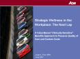 Strategic Wellness in the Workplace: The Next Lap A ValueBased Clinically Sensitive Benefits Approac PowerPoint PPT Presentation