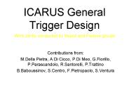 ICARUS General Trigger Design