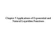 Chapter 5 Applications of Exponential and PowerPoint PPT Presentation