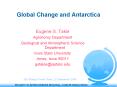 Global Change and Antarctica PowerPoint PPT Presentation