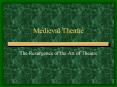 Medieval Theatre PowerPoint PPT Presentation