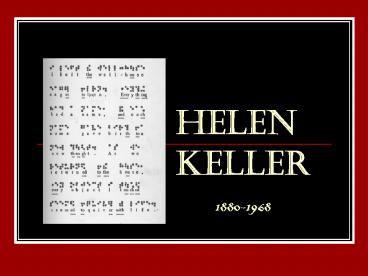 Helen Keller