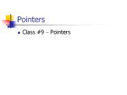 Pointers