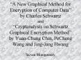 A New Graphical Method for Encryption of Computer Data by Charles Schwartz and Cryptanalysis on Schw PowerPoint PPT Presentation