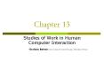 Studies of Work in Human Computer Interaction PowerPoint PPT Presentation