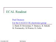 ECAL Readout