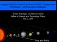 Integrated Earth Observing System Public Engagement Workshop: Continuing the Dialogue PowerPoint PPT Presentation