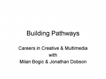 Building Pathways