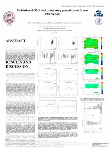 Validation of OMI total ozone using ground-based Brewer observations